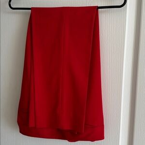 Red Straight Leg Pants Size 8